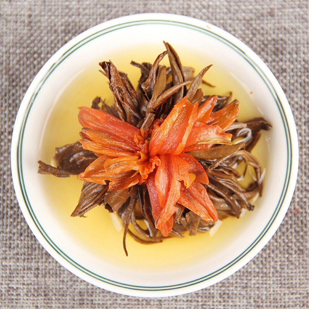Feng Qing Dian Hong Lily Hydrangea Ball Tea Yunnan Dian Hong Black Tea 100g