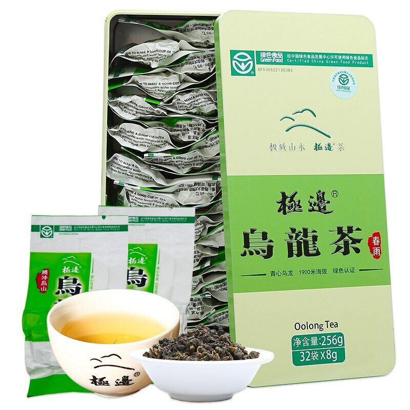 Box Original Taiwan High Mountain Tea "Spring Rain" Fresh Jibian Oolong Tea 256g Main image