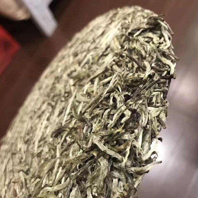 300g Premium Silver Needle White Tea Cake Chinese Organic Bai Hao Yin Zhen Tea