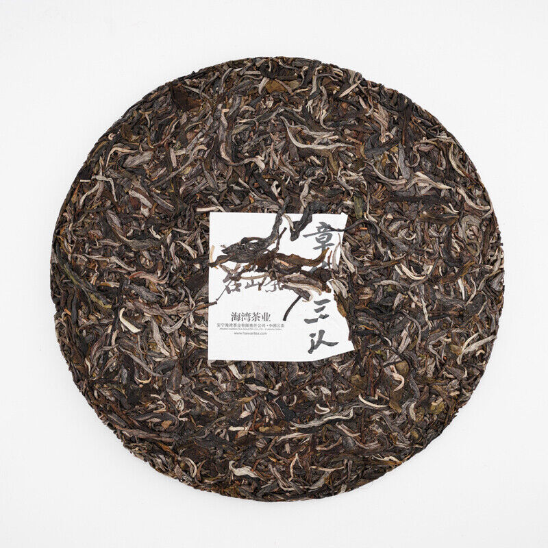 Haiwan Zhang Jia San Dui Puer Cha Tea Bulang Mountain Old Tree Puerh Tea 500g Main image