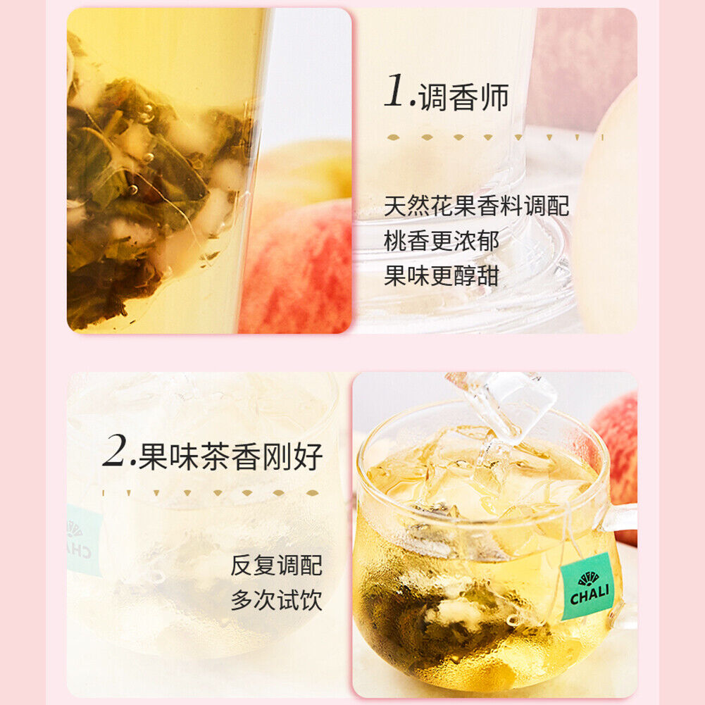 Healthy Drink New Organic Peach Oolong Tea Hot Cold Brew Tea Fruit Tea 3g*15bags