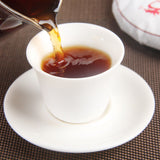 Top-grade Menghai Chen Xiang Ripe Puer Tea Long Yuan Hao Mellow Old Puer Tea380g