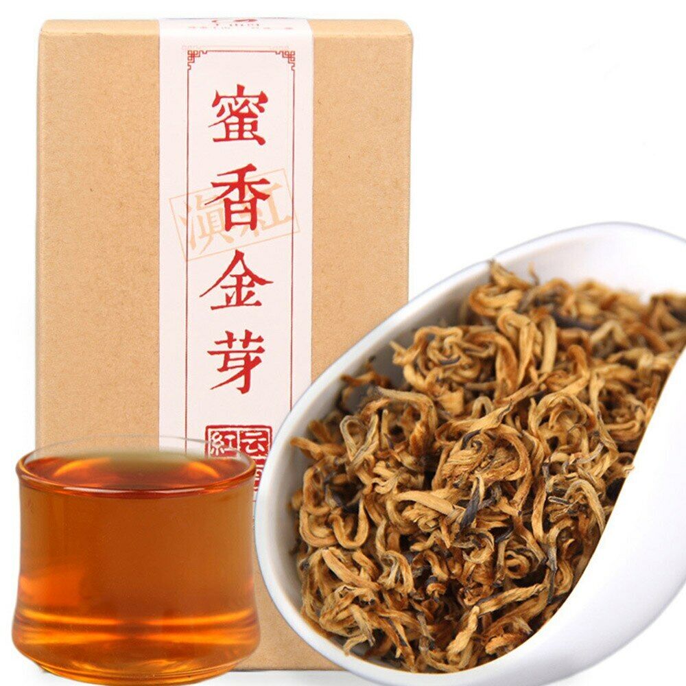 Honey Fragrant Golden Bud Black Tea Dian Hong Black Chinese Tea Red Tea 100g/box Main image