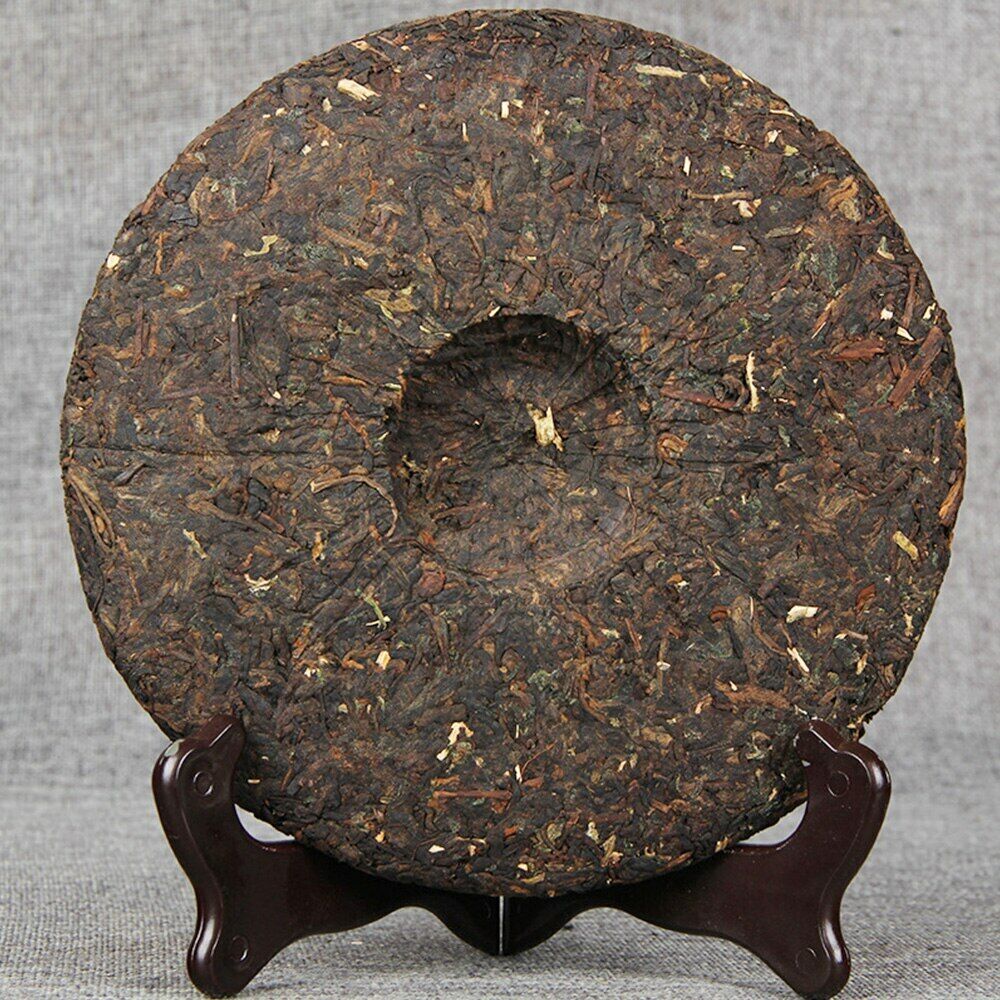 Qi Zi Bing Shu Puerh Tea Menghai Glutinous Rice Fragrant Ripe Puer Tea 357g Main image