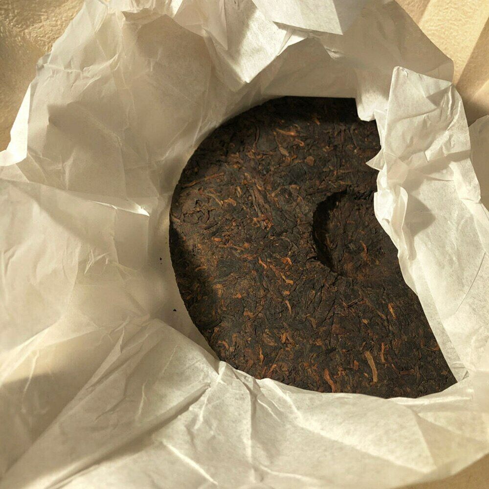 Premium Yunnan Qi Zi Bing Ripe Puer Alpine Trees Ripe Puerh Tea 357g
