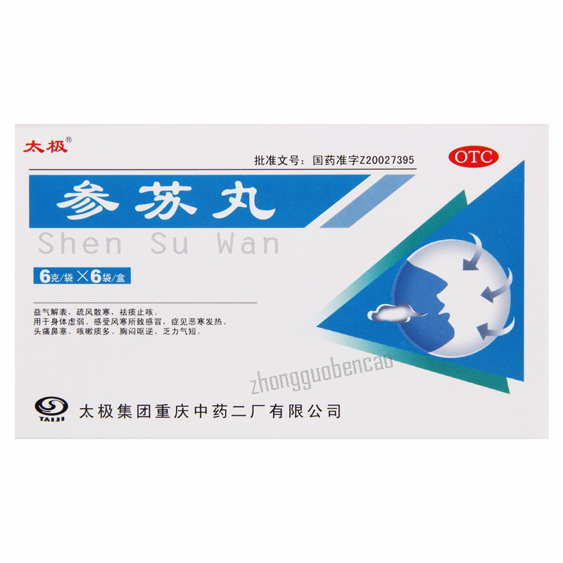 Taiji Shensu Wan 太极参苏丸 Main image