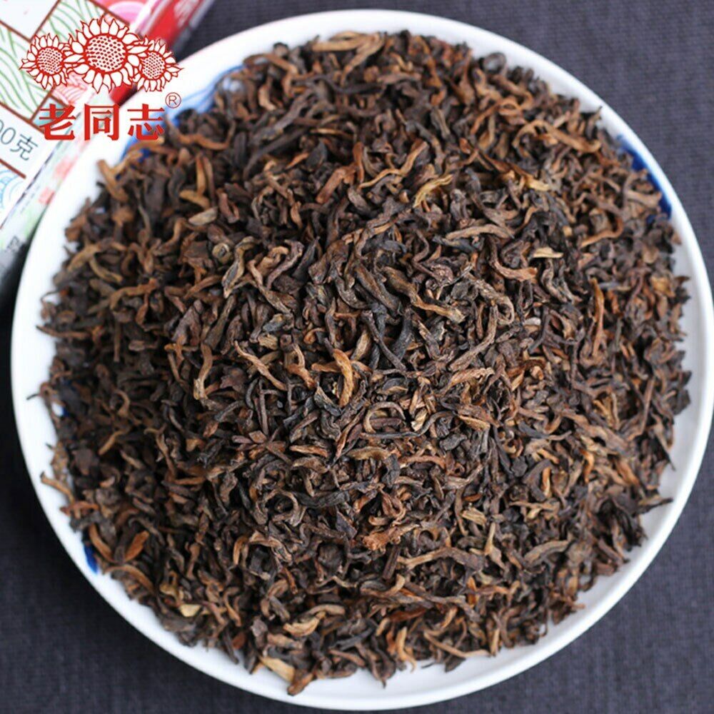Anning Haiwan Tea Old Pu Erh Tea Special Grade loose Ripe Puer Tea 100g Main image