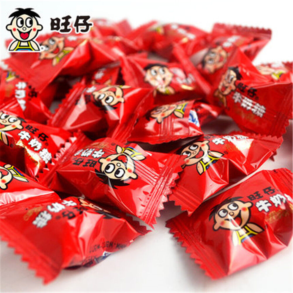 Fresh Milk Balls Chinese Snacks Milk Tastes Crispy Stuffed Soft Candy 500-1000g