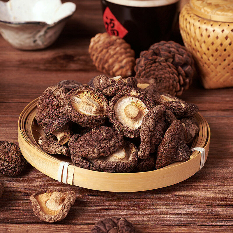 Kitchen Food Chinese Qing Yuan Dry Shiitake Edible Fungus 500g Winter Mushroom Main image