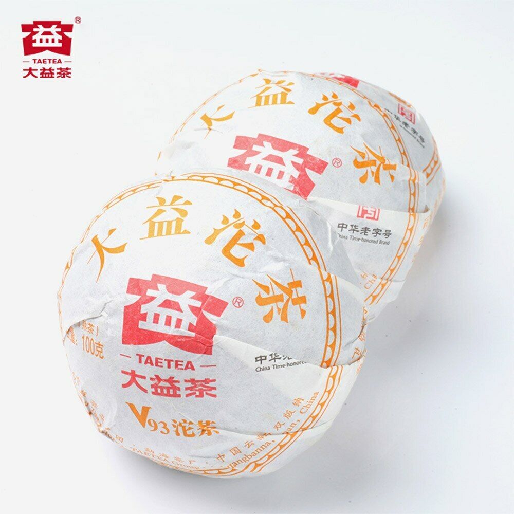 Ripe Pu'er Tuo Tea TAETEA CV93 Pu'er Tuocha Chinese Yunnan Ancient Tree 100g