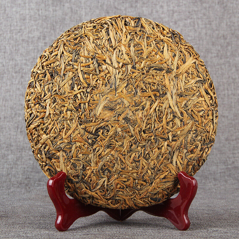 Honey Fragrant Golden Bud Dian Hong Tea Top Yunnan Dianhong Black Tea Cake 357g Secondary image