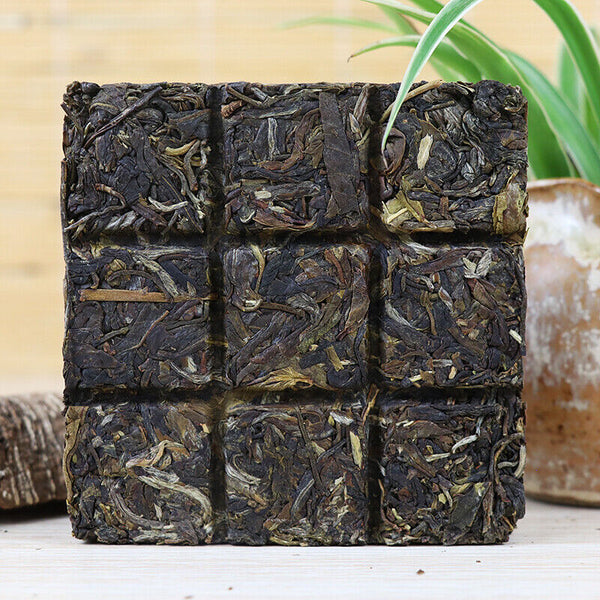 Big Snow Mt. Yunnan Xiaguan Puer Gold Silk Cha Pu-erh Pu'er Brick Tea 100g
