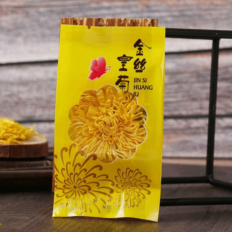 Jin Si Huang Ju 100 Flowers Organic Golden Chrysanthemum Tea Healthy Herbal Tea