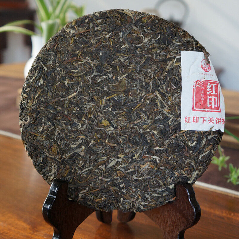 Yunnan Ancient Tree Pu Erh Cha Puer Tea Classic Red Seal Xiaguan Pu'er 357g Secondary image