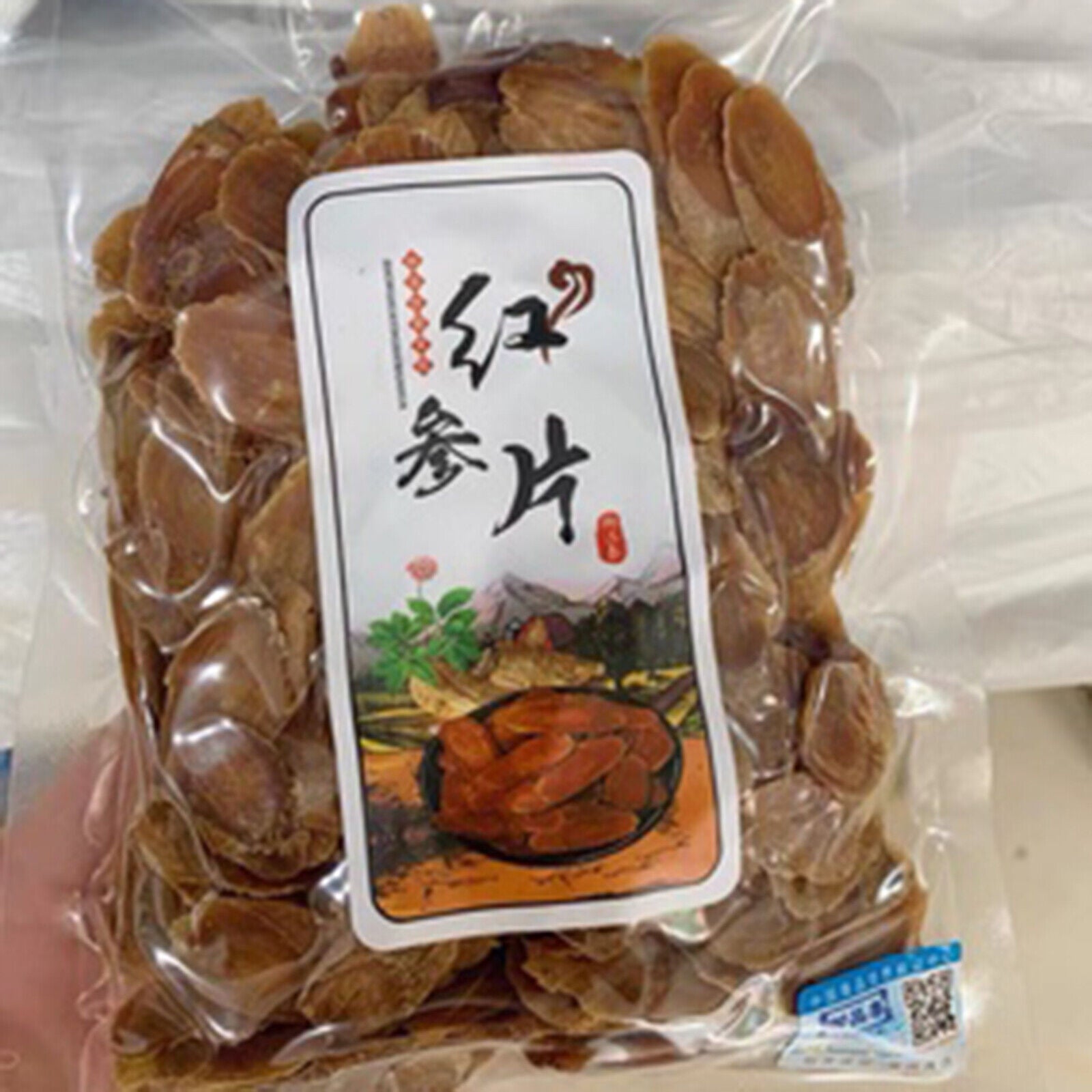 Tea Soup Red Ginseng Health Care Bag Package Korean Ginseng Root Slices 250g Main image