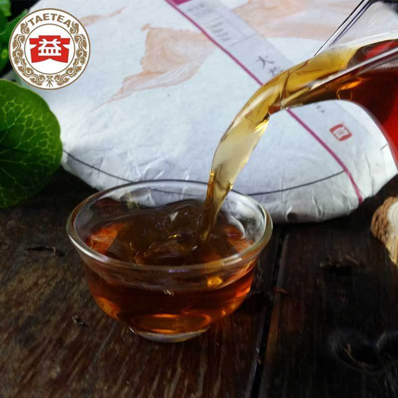 Ancient Tree Dayi 100% Authentic TAETEA Puer 7592 Aged Puerh Cake Ripe Puer Tea Main image