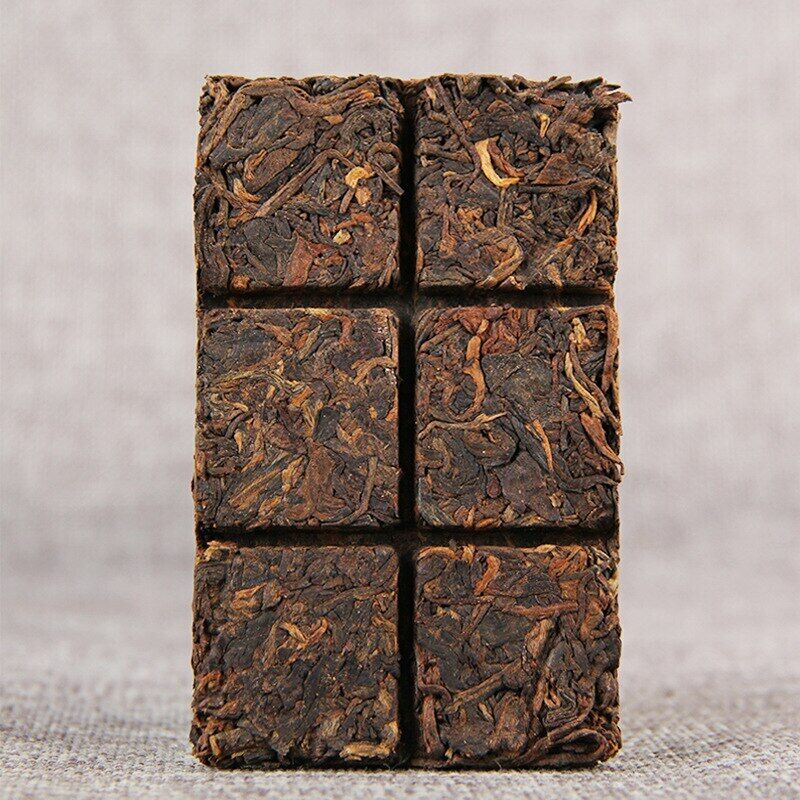 Yunnan Ancient Tree Shu Puerh Instant Ripe Puer Chinese Mini Puerh Brick 40g Secondary image