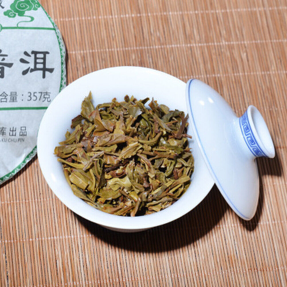 Green Tea Antique Organic Jingmai Old Pu-erh Tea Pu'er Cha Tea Cake Puerh 357g
