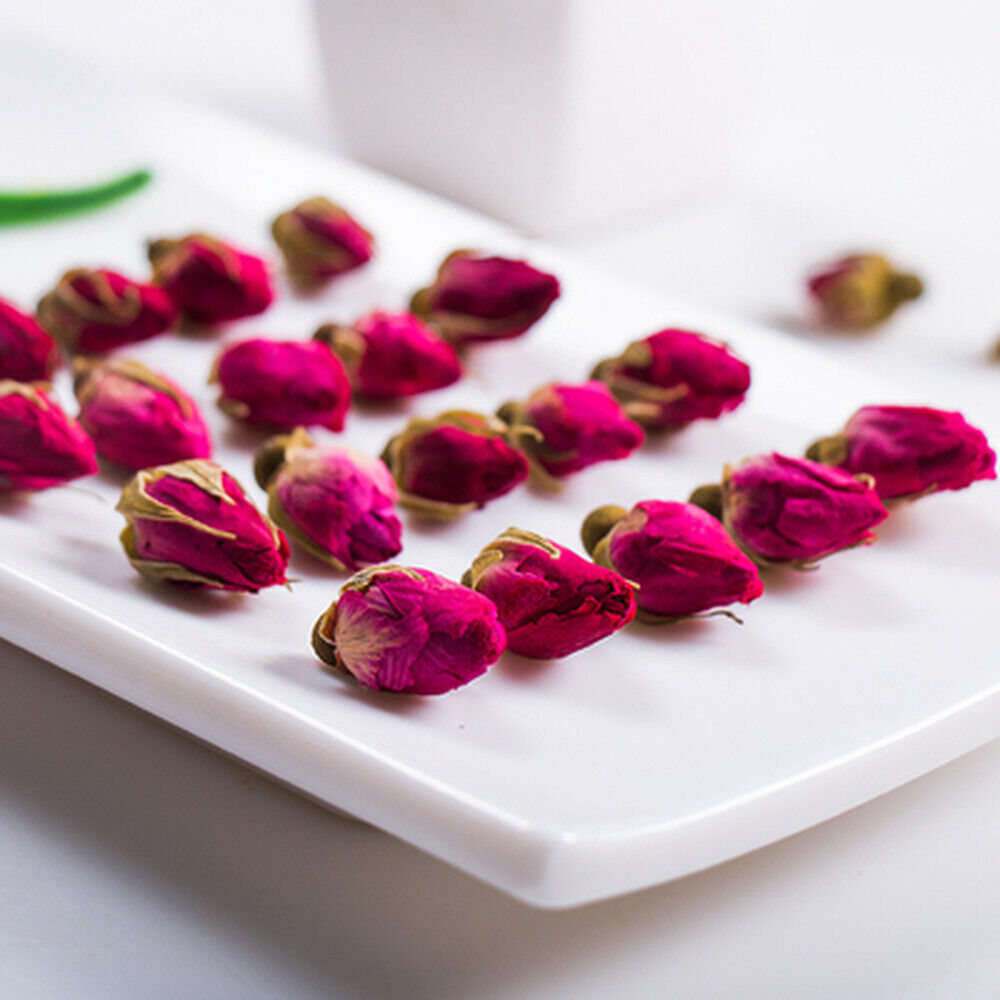 Chinese Flower Red Rose Bud Tea Aroma Dry flowers Floral Herbal Blooming Tea Secondary image