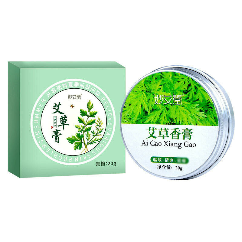 妙艾堂艾草香膏草本驱蚊精油提神膏清凉止痒Miao Ai Tang Ai Cao Xiang Gao Cao Ben Qu Wen Jing You Secondary image