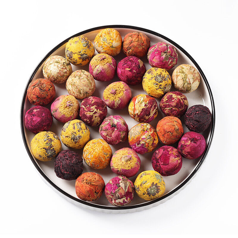 500g10 Kinds Chinese Mix Blooming Tea Balls Organic Flowers Flowering Tea Buds Secondary image