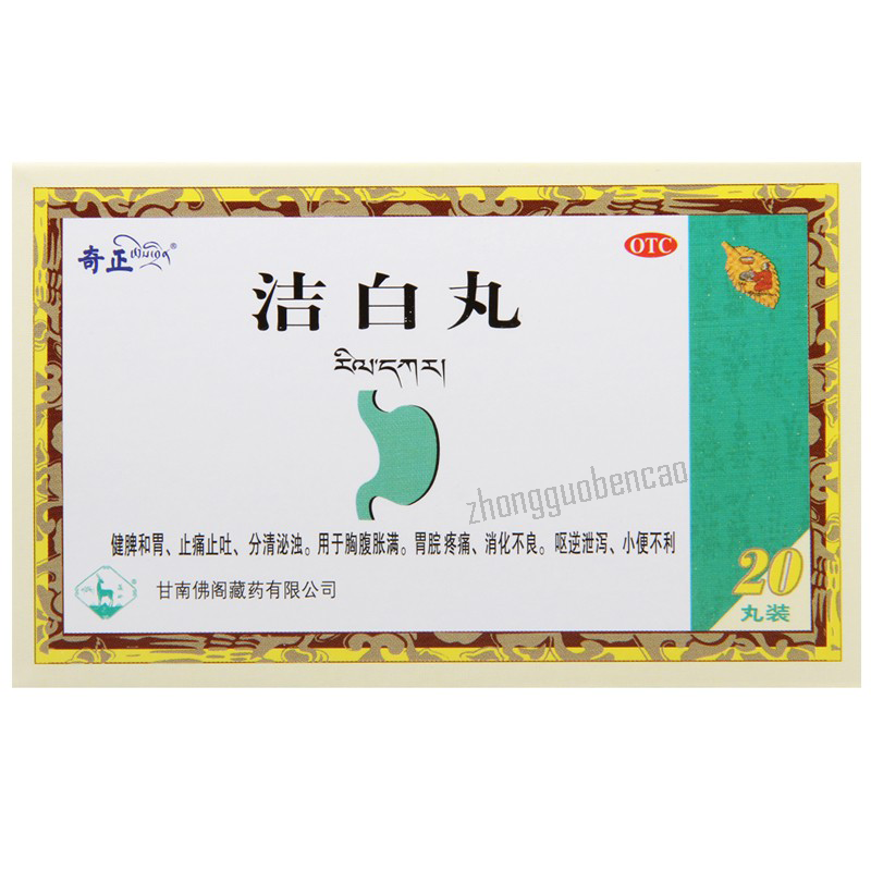 Qizheng Jiebai Wan奇正洁白丸 Main image