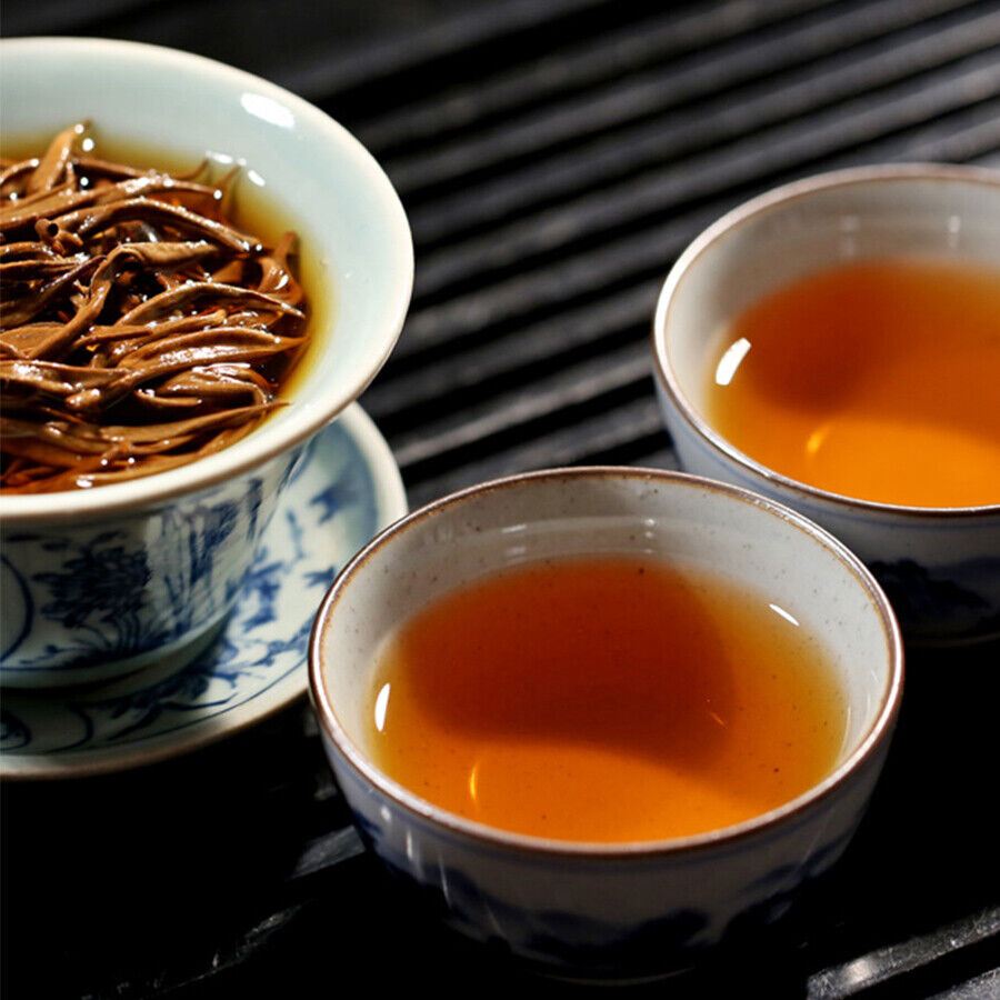 Fengqing Dian Hong Huang Jin Luo Golden Tea Yunnan Dianhong Black Tea 250g/can
