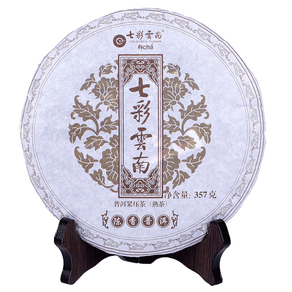 Top-grade Colourful Yunnan Qing Feng Xiang CHEN XIANG Puer Ripe Pu'er Tea 357g