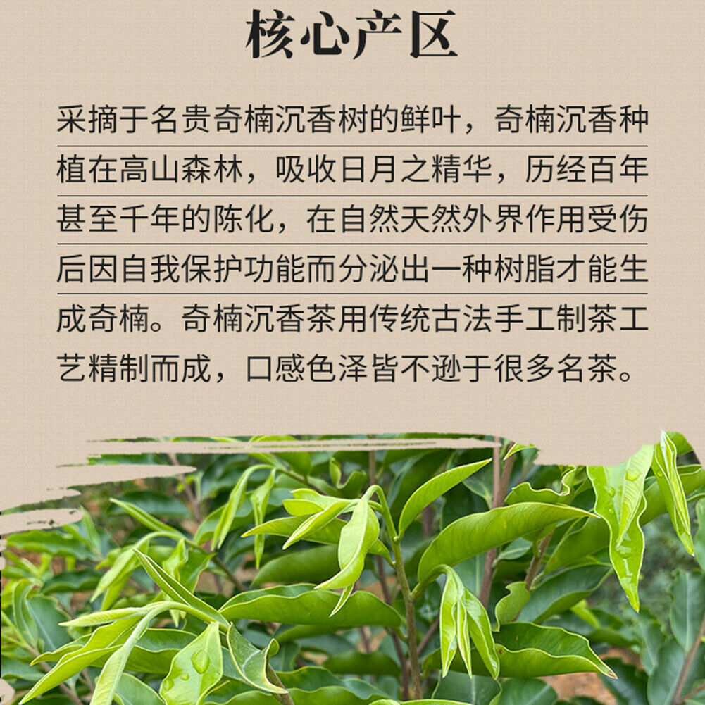奇楠沉香茶安神助眠茶祛湿茶调理养生茶250g Qi Nan Chen Xiang Cha Qinanchenxiangcha 250g