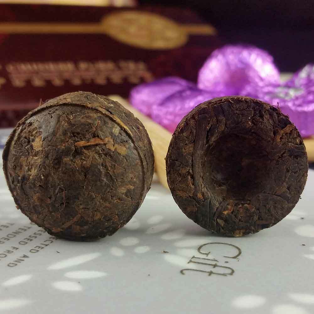 Jasmine Mini Tuocha Ripe Puer Delicate Box Pack Shu Puerh Tea /75g Main image