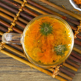 Chinese Marigold Tea Ecology Calendula Officinalis Tea Female Flower Herbal Tea