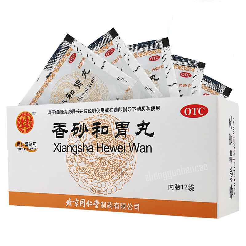 同仁堂香砂和胃丸 Tongrentang Xiangsha Hewei Wan Secondary image