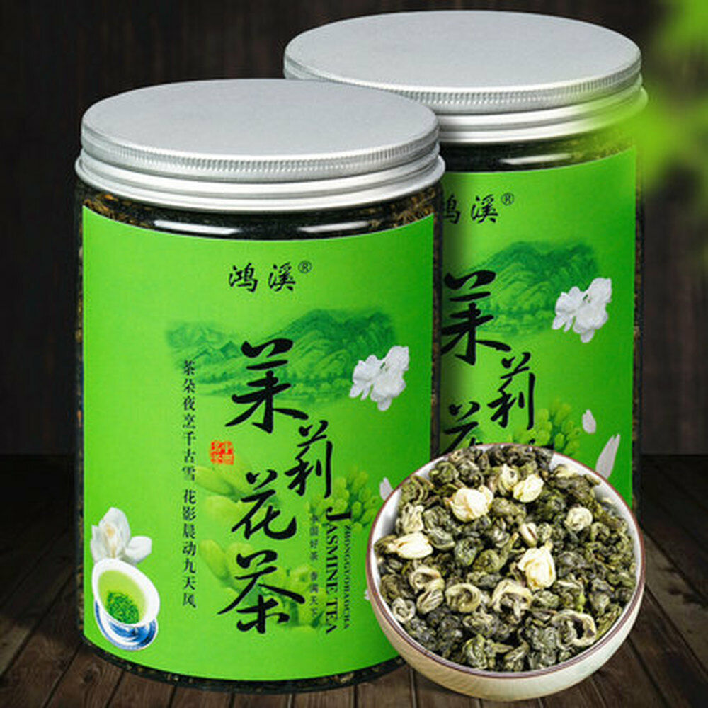 Natural Chinese Green Tea 100% Organic Premium Grade Jasmine Flower Tea 250g Main image
