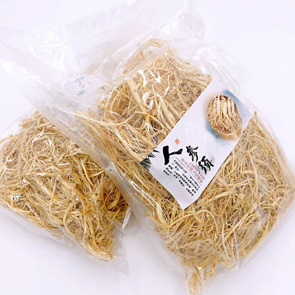 Healthy Herbal Tea Ginseng Root Naturally Dried Ginseng 人参须 白参须 散装生晒参须 人参须 250g