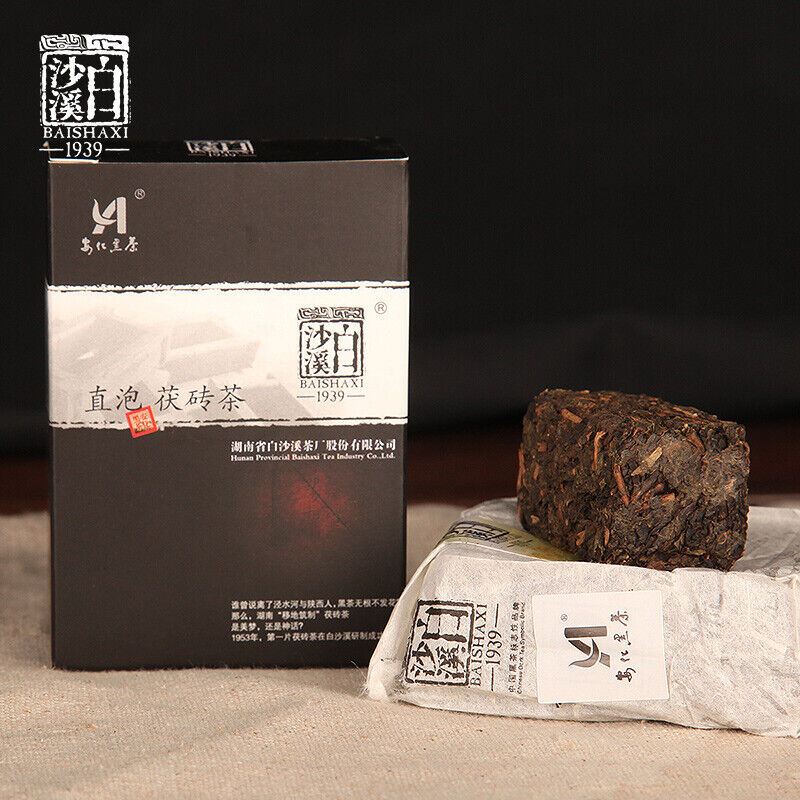 Healthy Drink Instant Assorted Black Tea Brick Anhua Fu Cha Dark Tea 240g