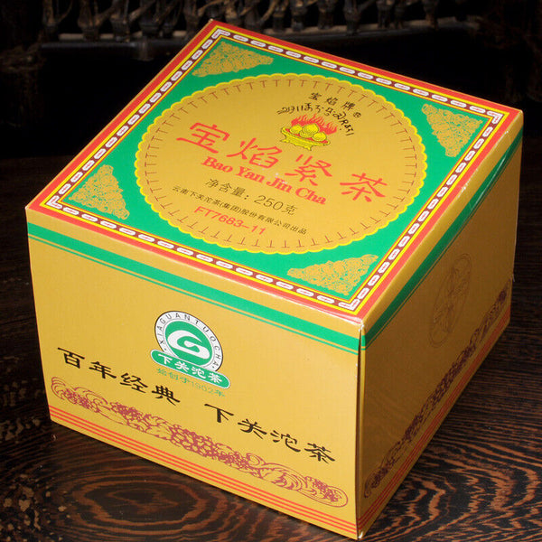 Bao Yan Jin Cha Xiaguan FT7683-11 Mushroom TuoCha Cha Pu Erh Aged Pu Er 250g