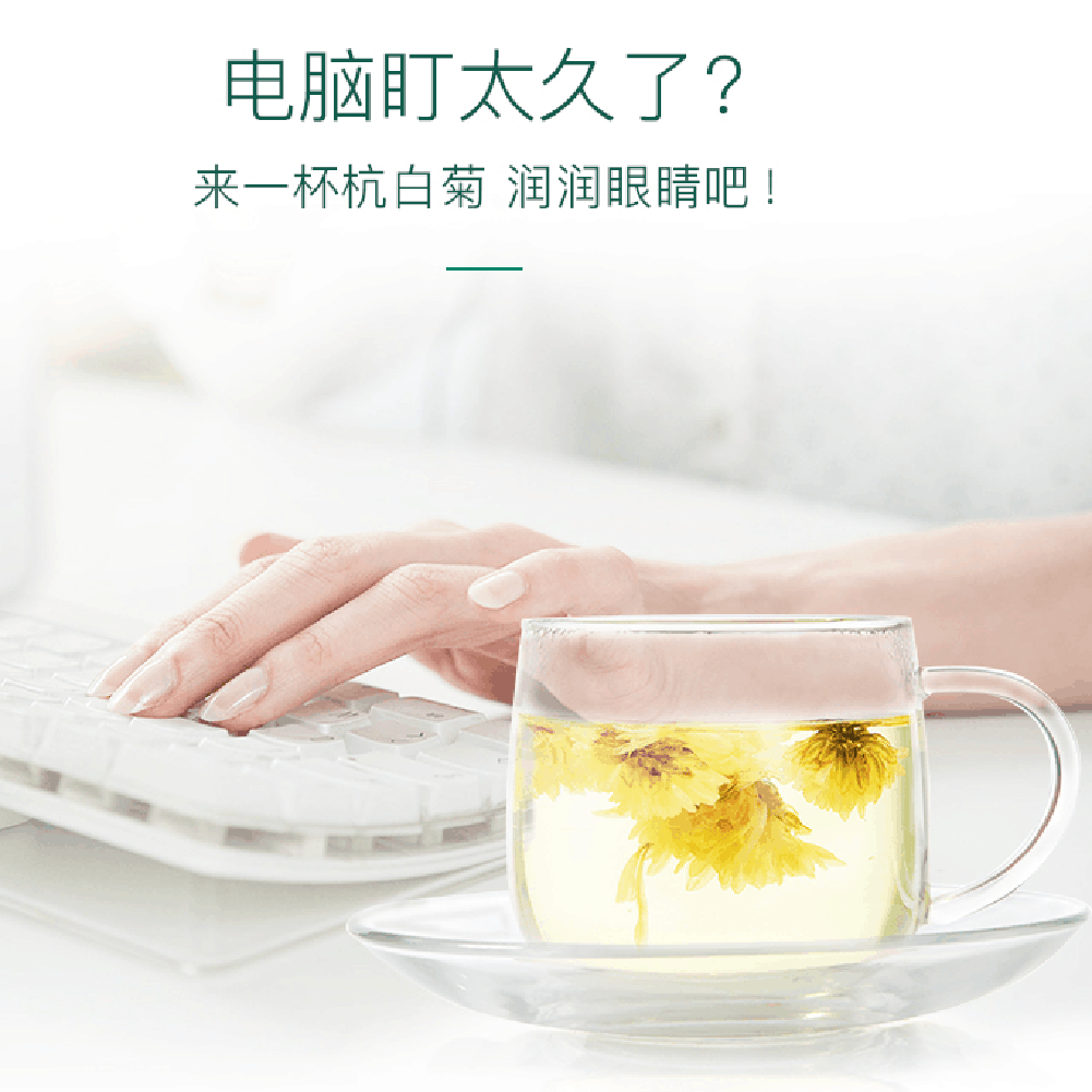 Natural Health Herbal Tea Premium Hang Baiju Chrysanthemum Tea 艺福堂牌 杭白菊 特级菊花茶