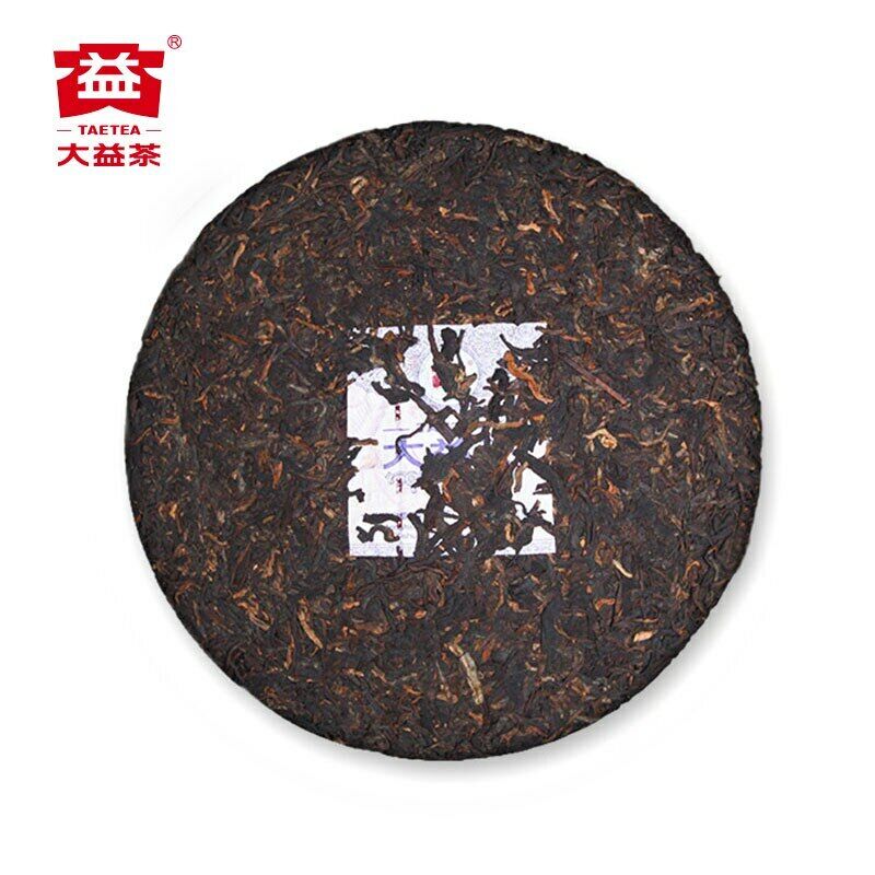Ripe Puer Tea Batch 2101 Dayi "Pu Zhi Wei" Shu Puerh Tea Cake TAETEA 357g Main image