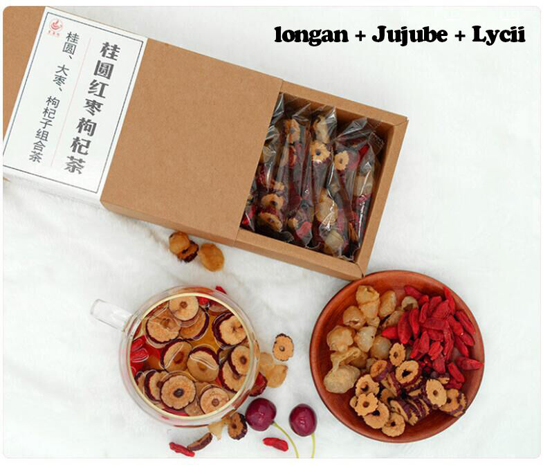 Tea Drink Dried Assorted Herbal Tea A Mixed  Longan+Jujube+Lycii Herbal Tea Bags