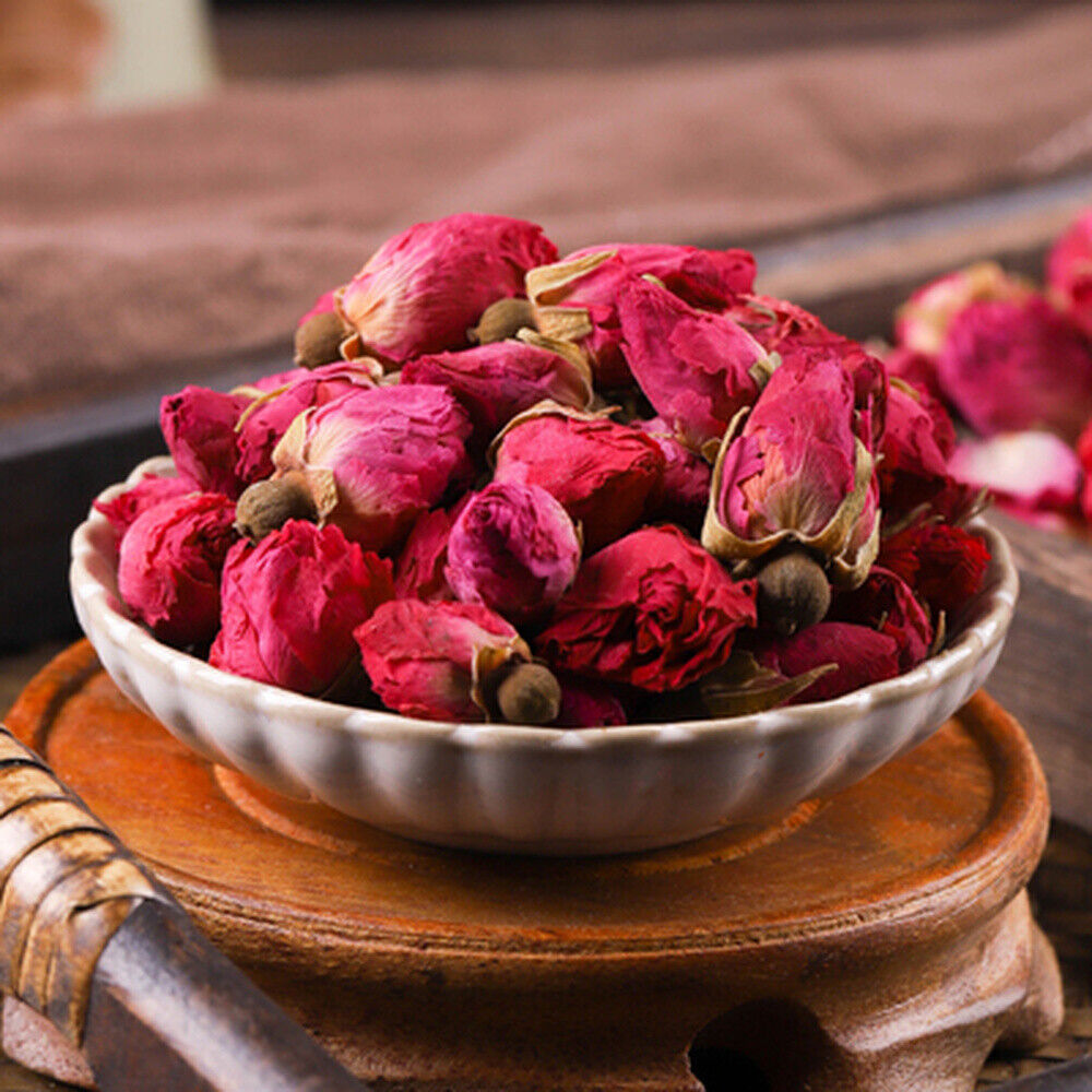 Chinese Flower Red Rose Bud Tea Aroma Dry flowers Floral Herbal Blooming Tea