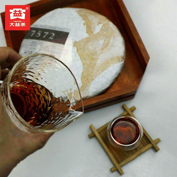 100% Authentic Ripe Puerh Tea TAETEA Dayi 7572 Shu Puer Chinese 357g