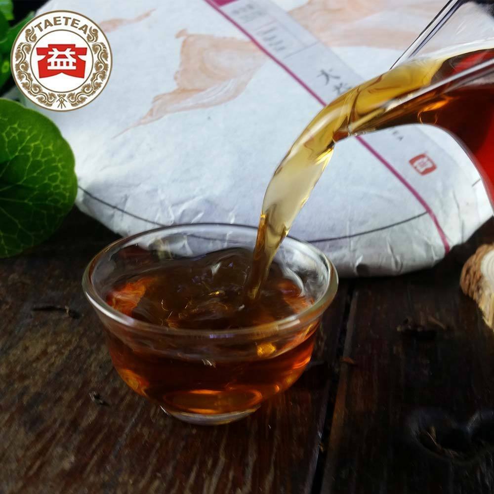 Ripe Puer Tea 100% Authentic TAETEA Pu'er 7592 Puerh Cake Ancient Tree 357g Main image