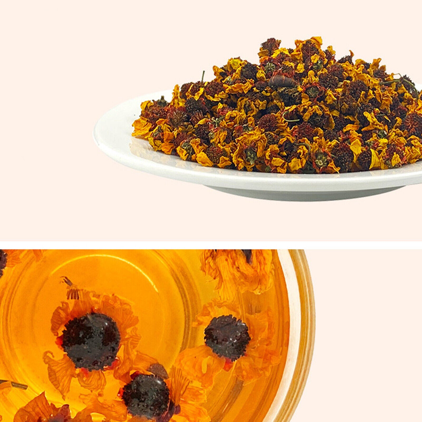 Tongrentang Dried Coreopsis Tinctoria Tea Kunlunxueju New Herbal Flower Tea 50g