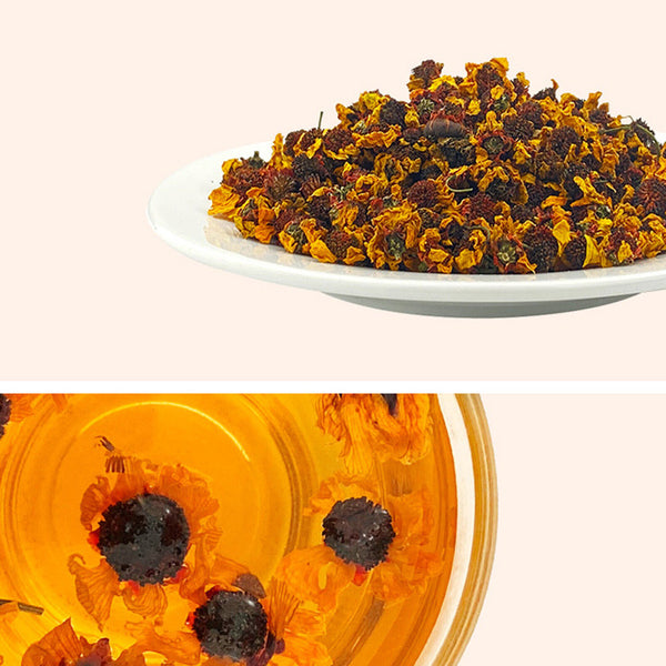 Tongrentang Dried Coreopsis Tinctoria Tea Kunlunxueju New Herbal Flower Tea 50g