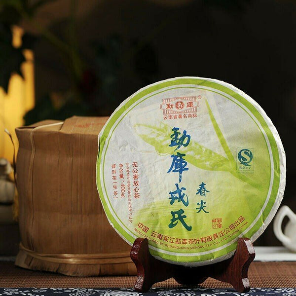 Cha Green Tea Spring Tip Mengku Rongshi Pu Erh Ancient Tree Pu'er Tea 400g