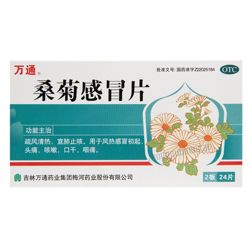 万通桑菊感冒片 Wan Tong Sang Ju Gan Mao Pian Wantong Sangjuganmaopian Secondary image