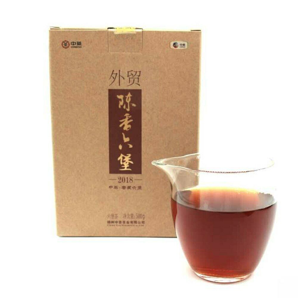 Classical Compressed Tea Top-grade Zhongcha Liupao Tea Dark Hey Cha China 500g Secondary image
