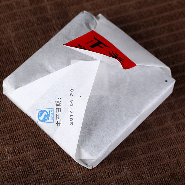 Big Snow Mt. Yunnan Xiaguan Puer Gold Silk Cha Pu-erh Pu'er Brick Tea 100g