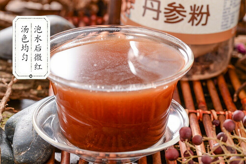 Natural Wild Danshen Dan Shen Root Powder Salvia Miltiorrhiza Red Sage Herb