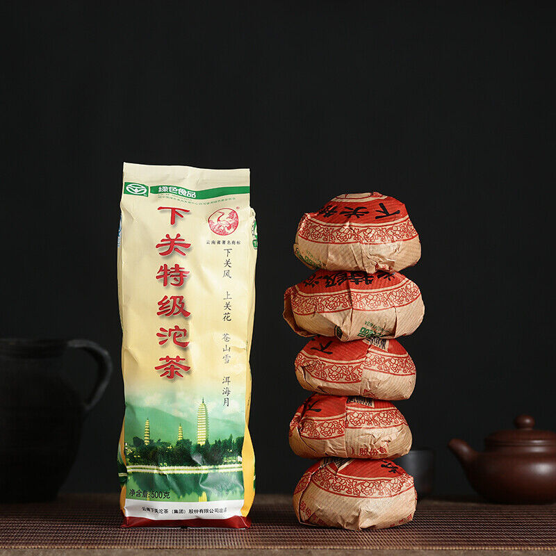 Xiaguan Te Ji Tuo Cha Original Pu-erh Tea Top-grade Puer Cha Green Tea 500g Secondary image
